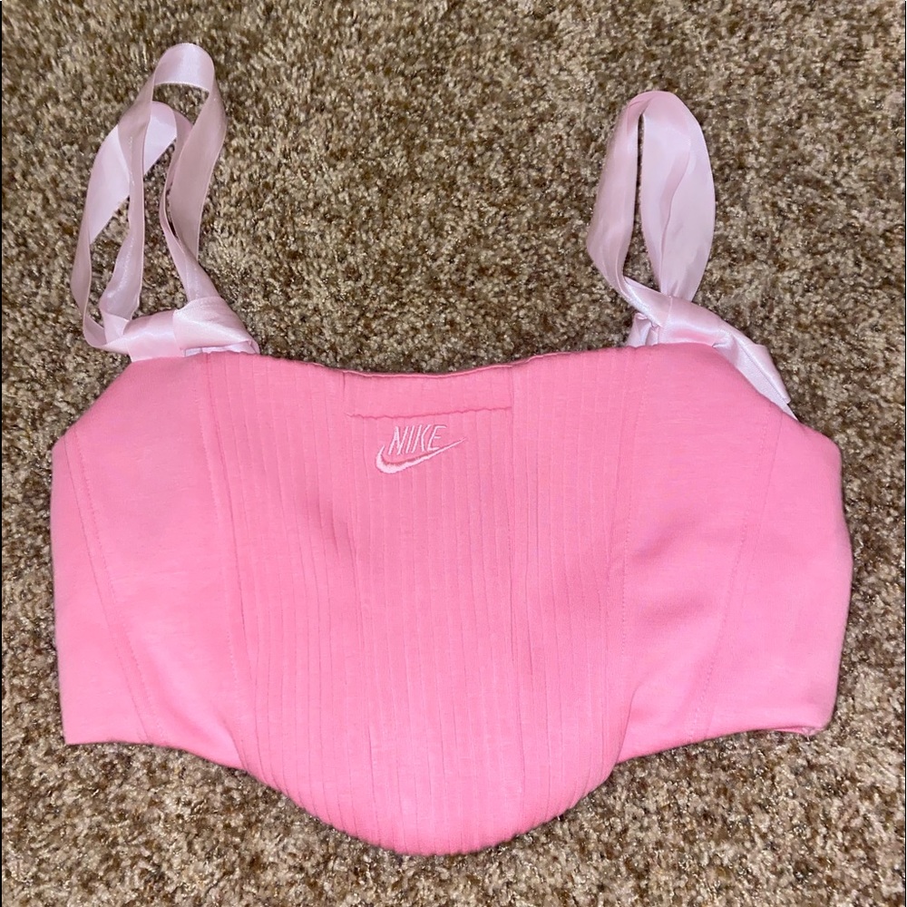 Pink Nike Crop Top